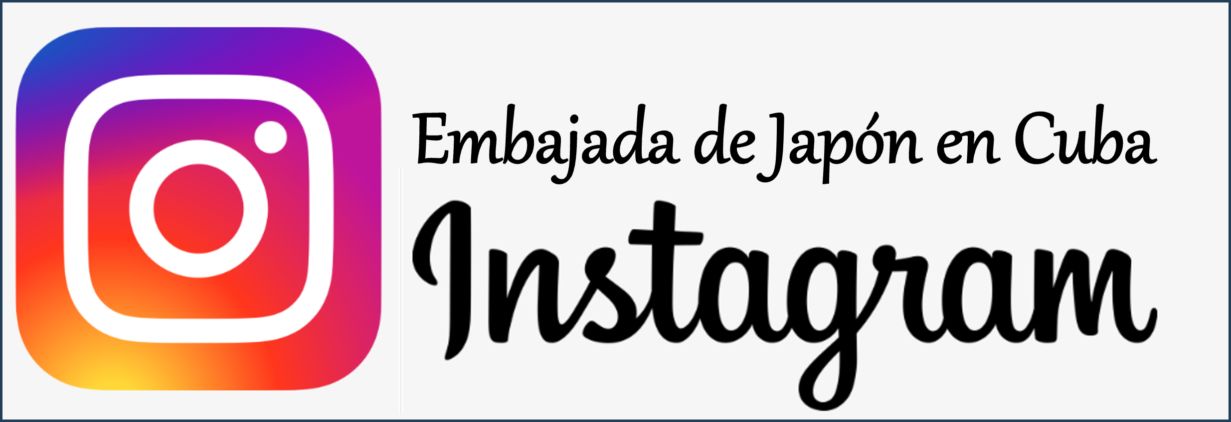 Embajada del Japón en Cuba Instagram